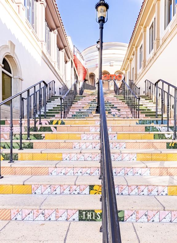 mural stairs
