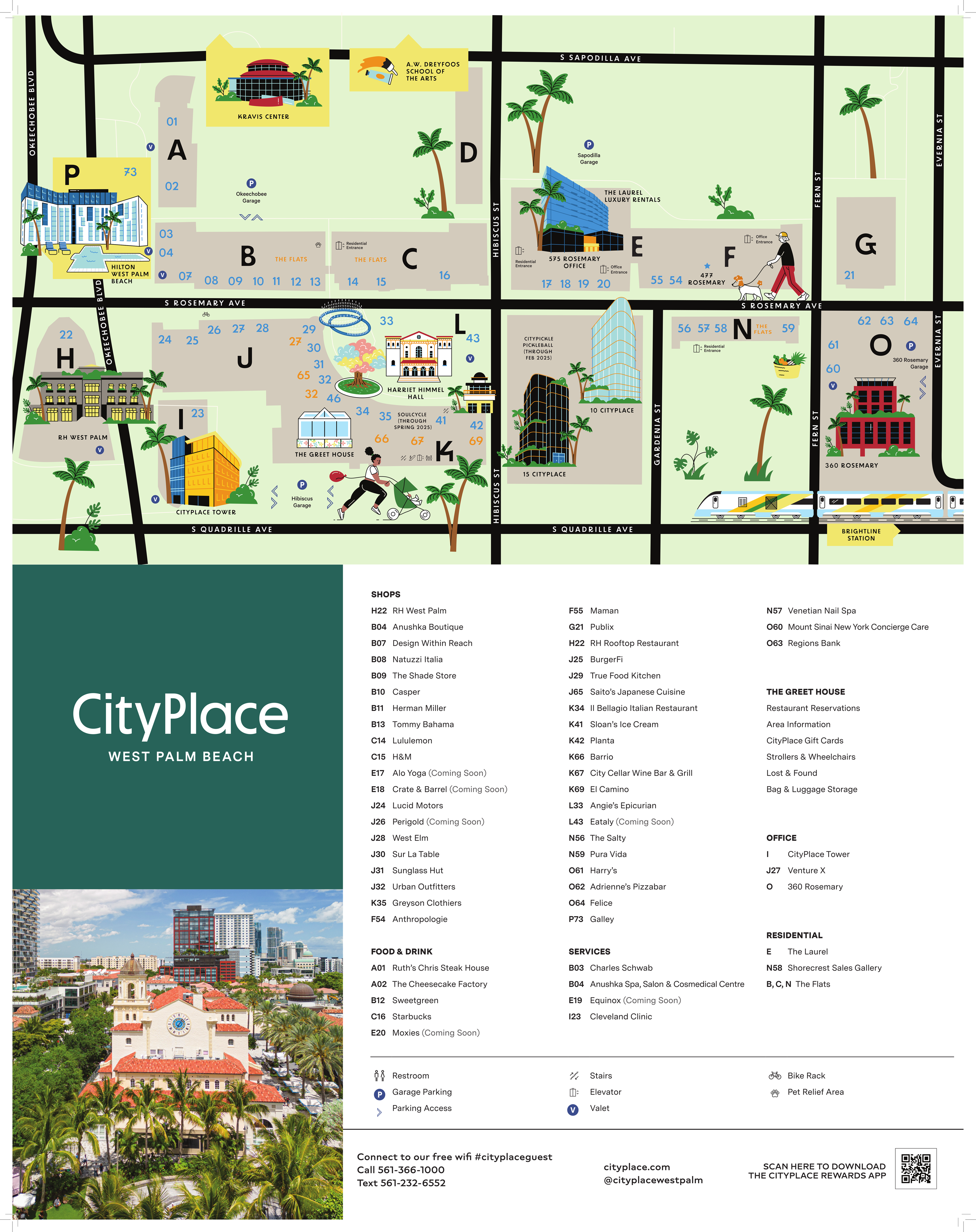 CityPlace map signage