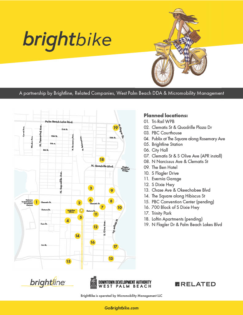 Brightbike map