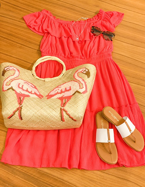 Red Tommy Bahama dress