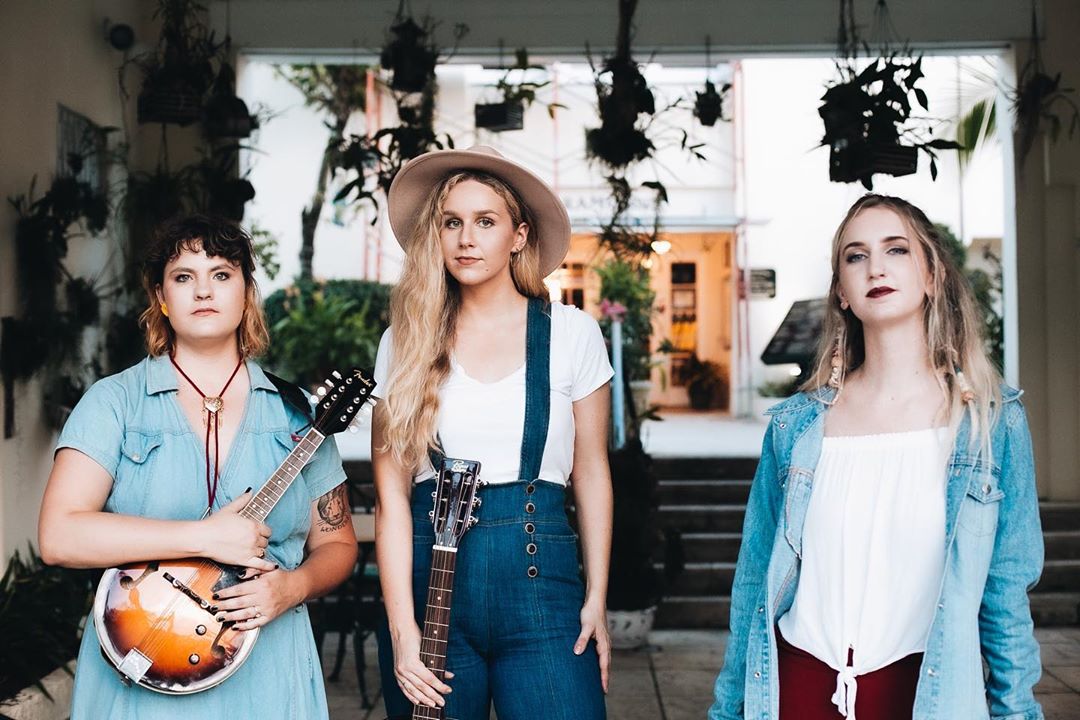 Three piece female folk band