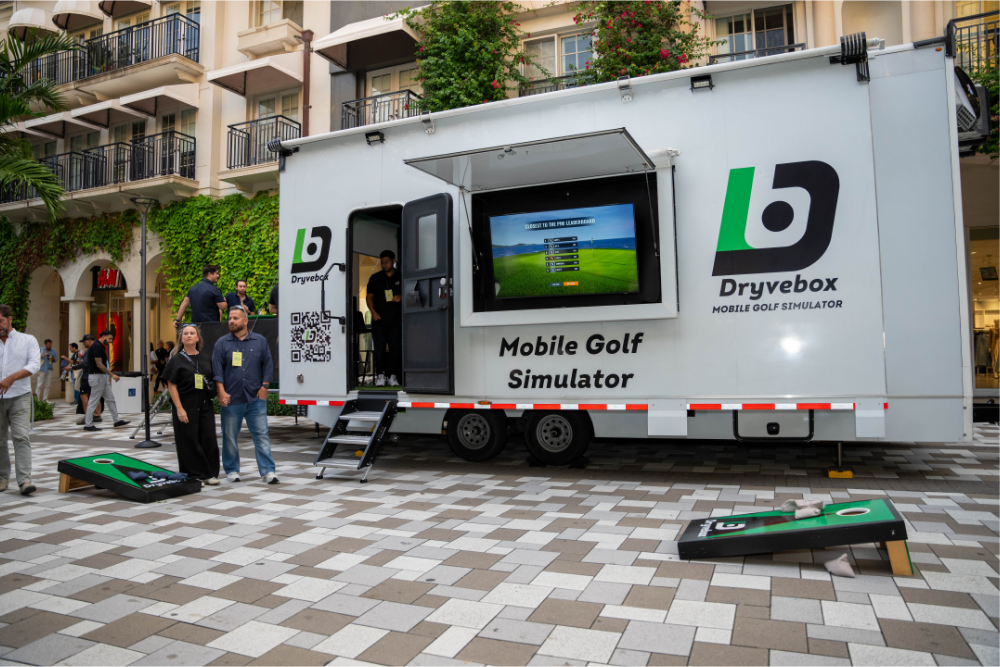 Dryvebox Mobile Golf Simulator