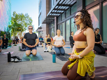 Yoga with Natalie at Mural 2