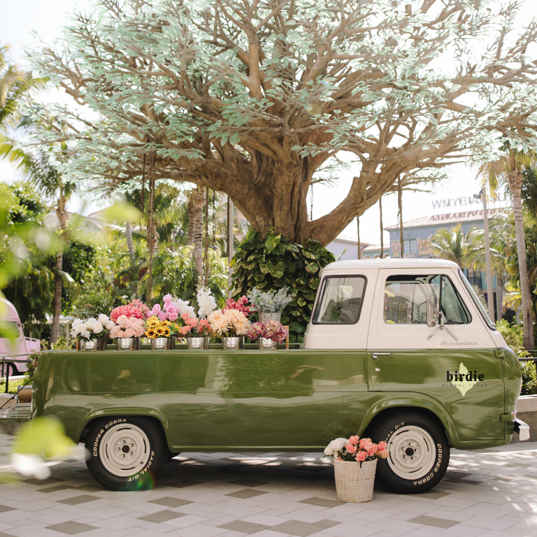 Birdie Floral Truck Pop Up